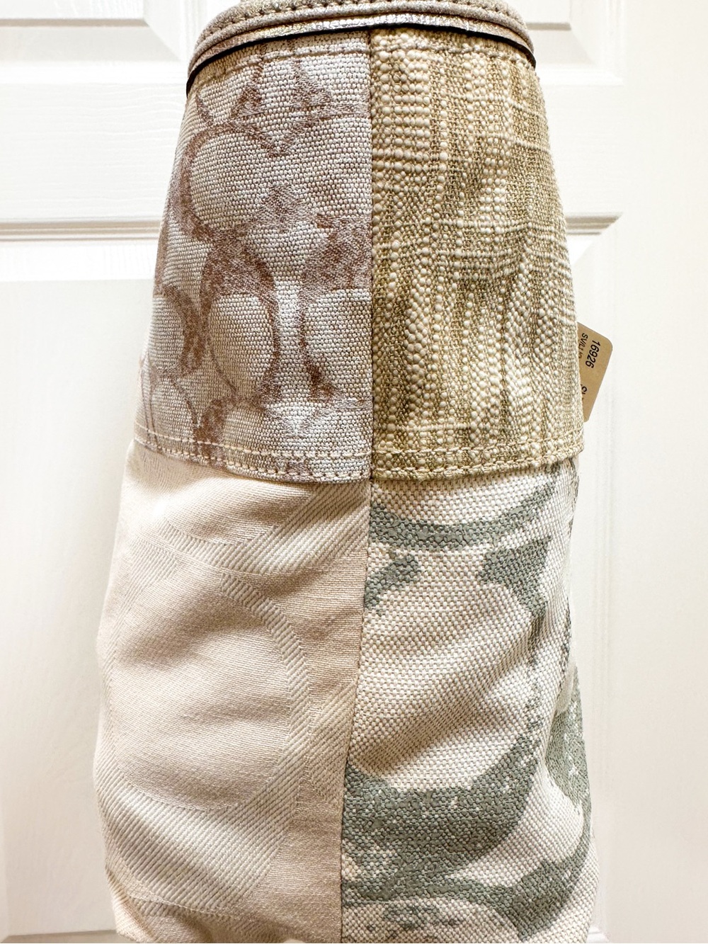 Coach Poppy Patchwork Glam Tote Signature Canvas - Picture 16 of 17
